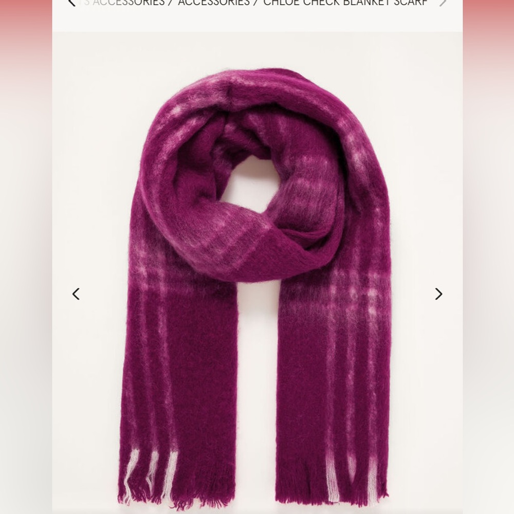 Monsoon pink soft blanket scarf